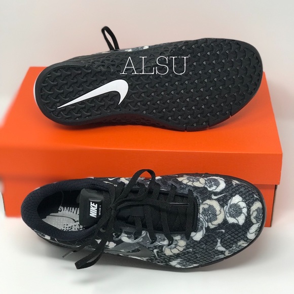 Nike Metcon 4 XD PRM Flowers Black White W AUTHENT - Picture 4 of 8